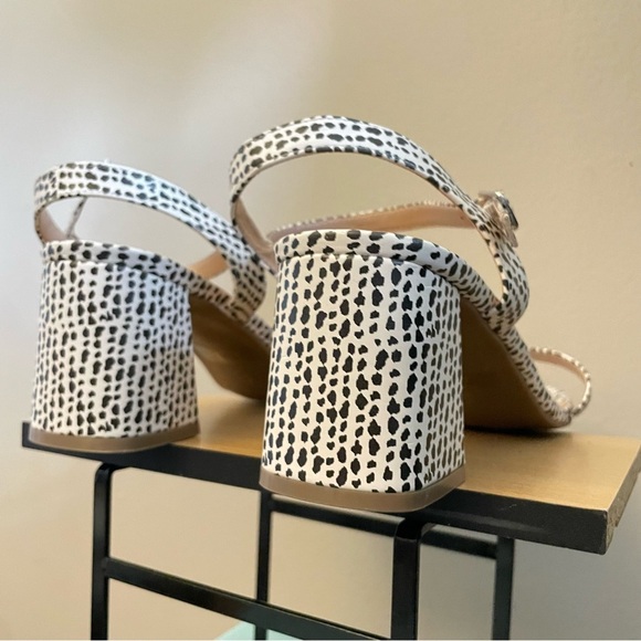 Maurice’s Domination Black & White Patterned Block Heels Size 9.5 - Picture 6 of 16